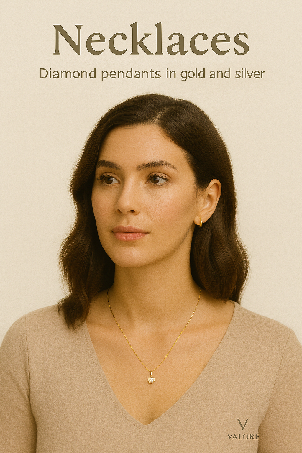 Elegant chains and refined pendants in gold and silver