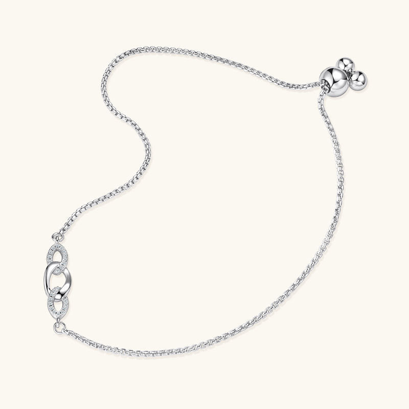 Adjustable Moissanite Bracelet Fashion Design