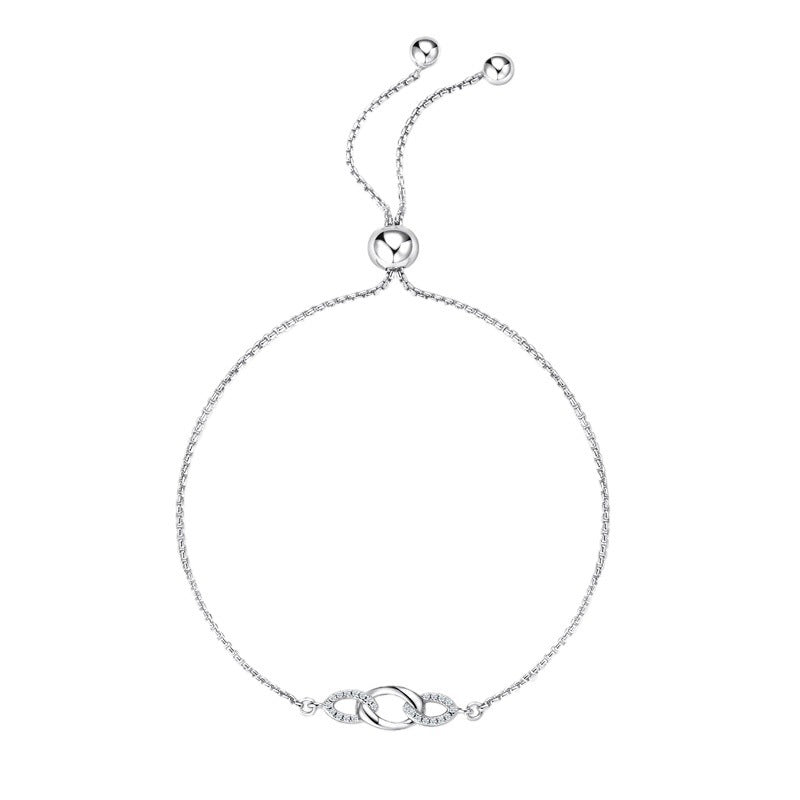 Adjustable Moissanite Bracelet Fashion Design