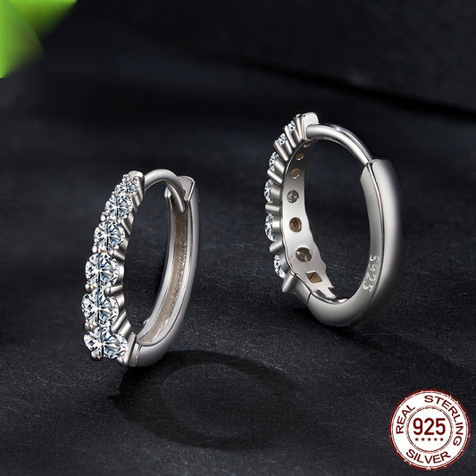 Classic Shining Moissanite Ear Clip